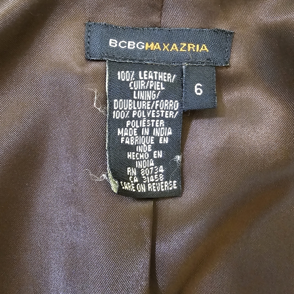 BCBGMaxAzria Leather Jacket - Picture 6 of 14
